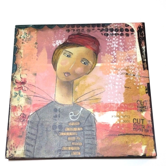 Demdaco Other - Kelly Rae Roberts "Anything is Possible" Wall / Shelf Art 12" Sq. Style # 18095